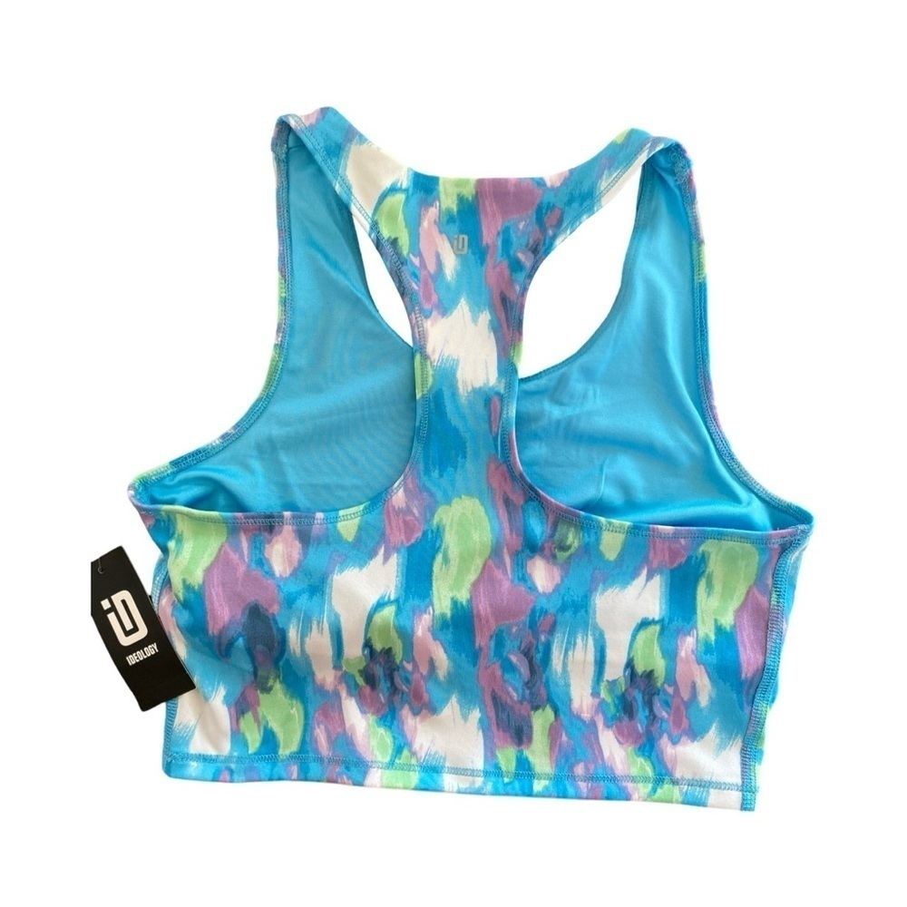 ID Ideology Big Girls Painter aLongline Sports Bra NWT Size L - Picture 2 of 5